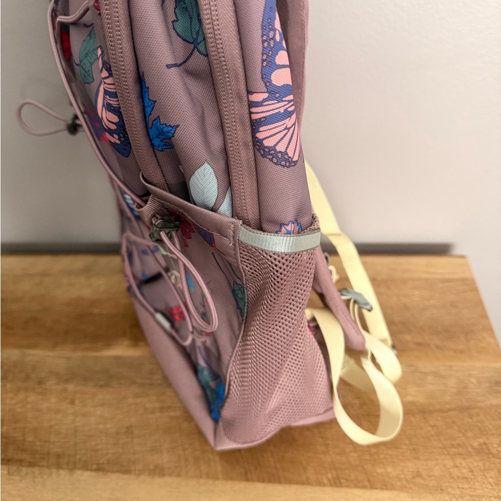The North Face Mauve Floral & Butterfly Backpack - Picture 7 of 12